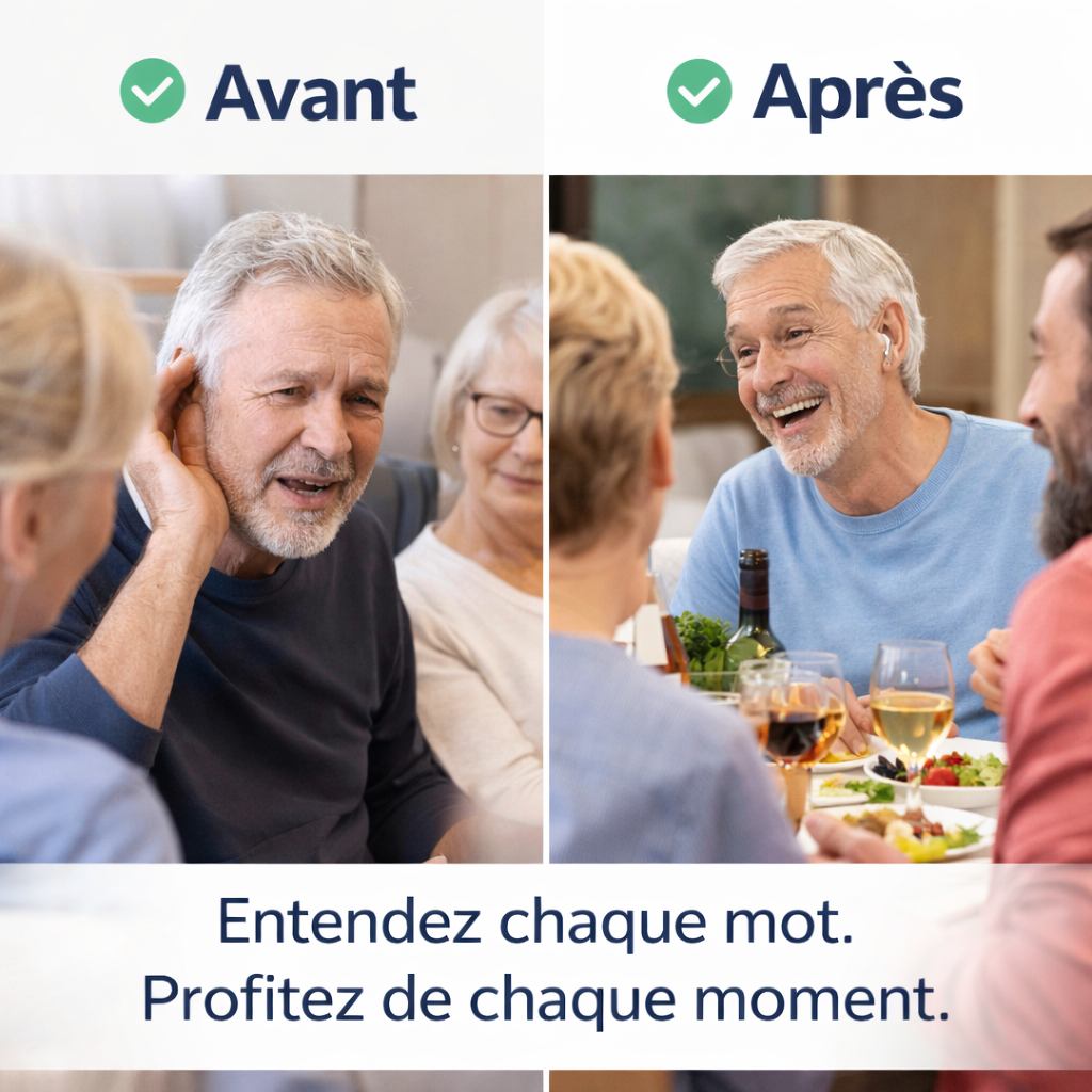 Reinvital™ Pro CIC – Aides auditives rechargeables invisibles (Paire)