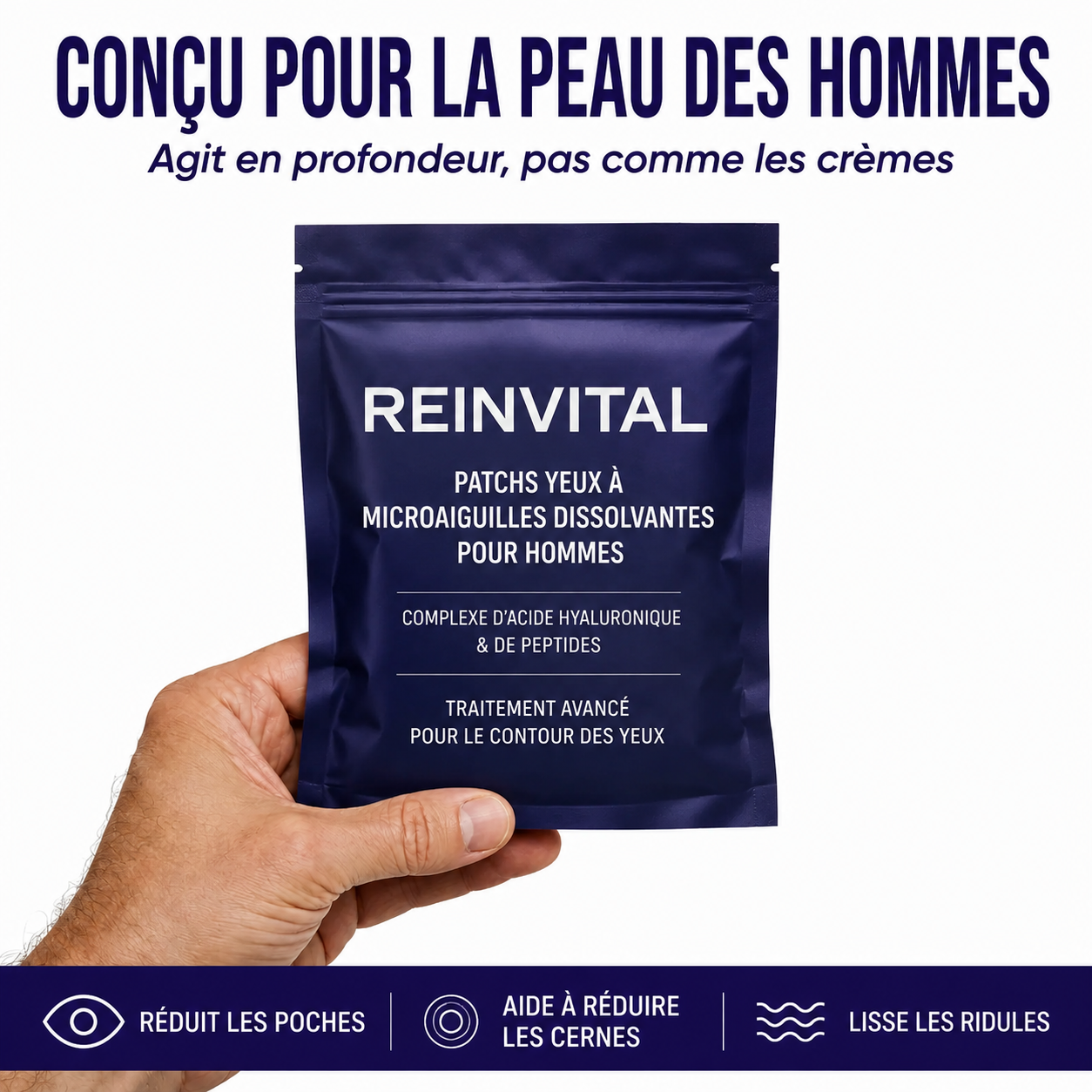 Reinvital : Patchs Réparateurs Contour des Yeux