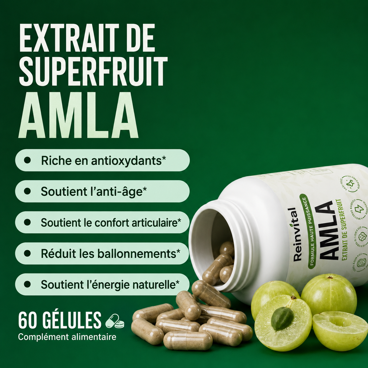 Reinvital Amla – L’Extrait de Superfruit